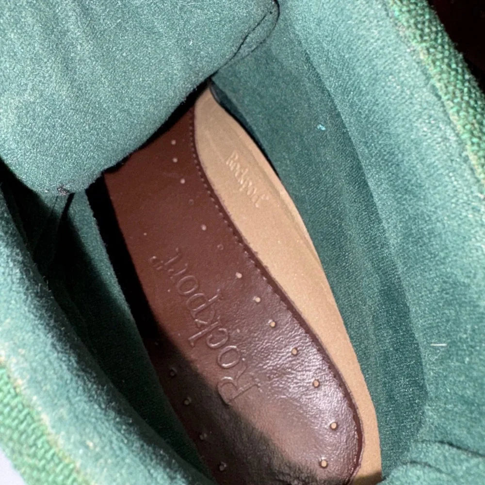 VTG LL Bean Duck Boots Mens 11‎ Leather Green Canvas Waterproof Rain Snow Boot